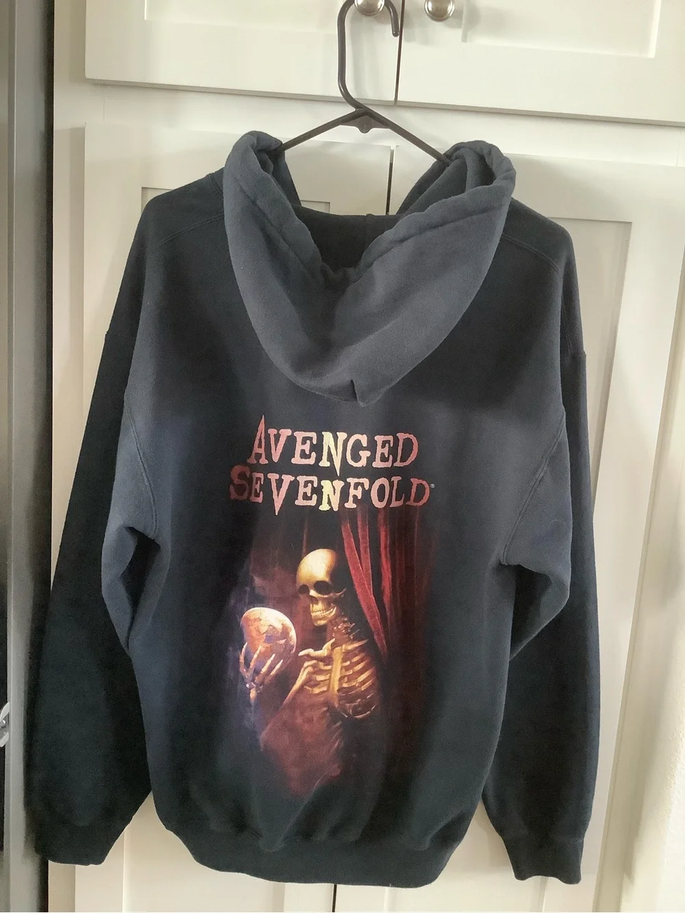 AVENGED SEVENFOLD Band Black Sweatshirt Mens Med. RARE